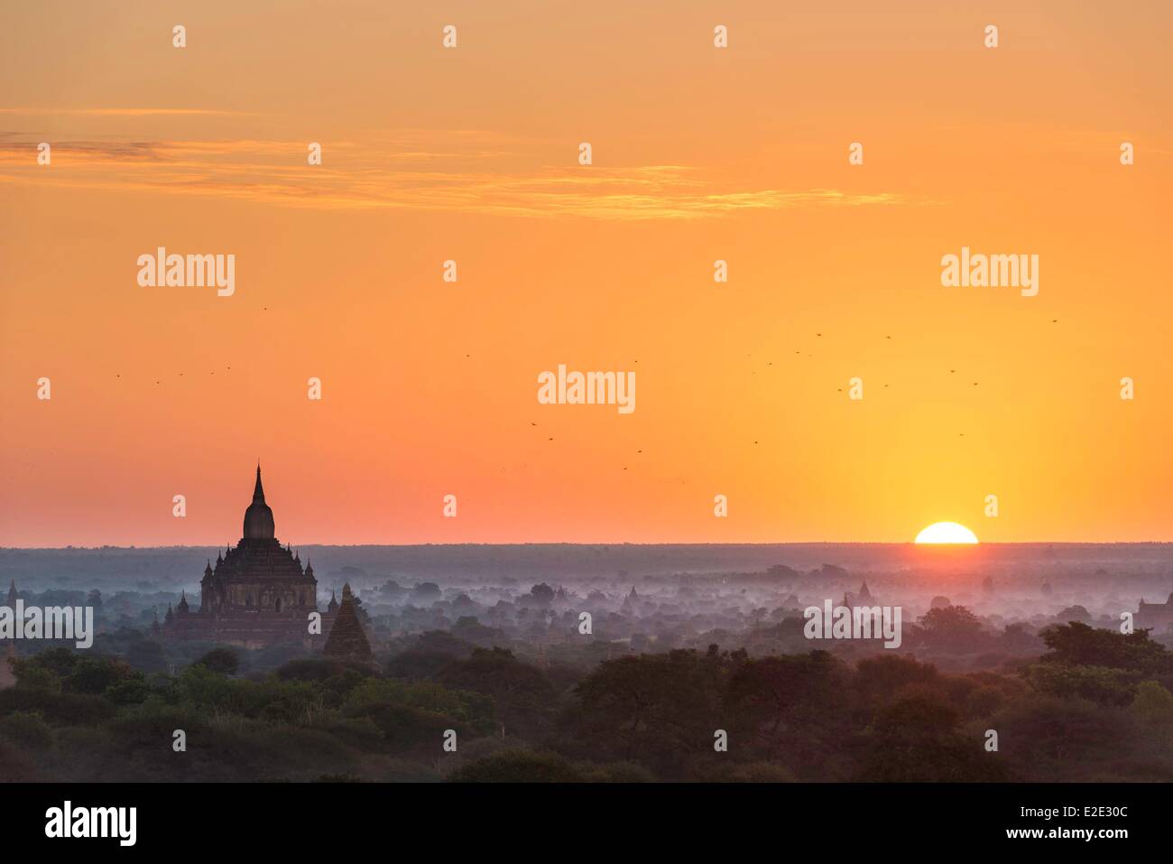 Myanmar (Burma) Mandalay division Bagan the old historic capital Sulamani temple Stock Photo