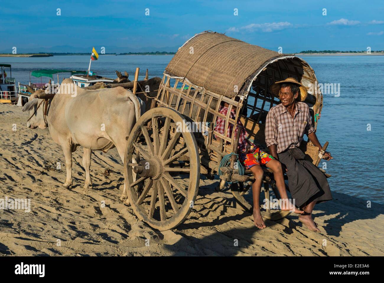 Myanmar (Burma) Sagaing division Mingun Stock Photo