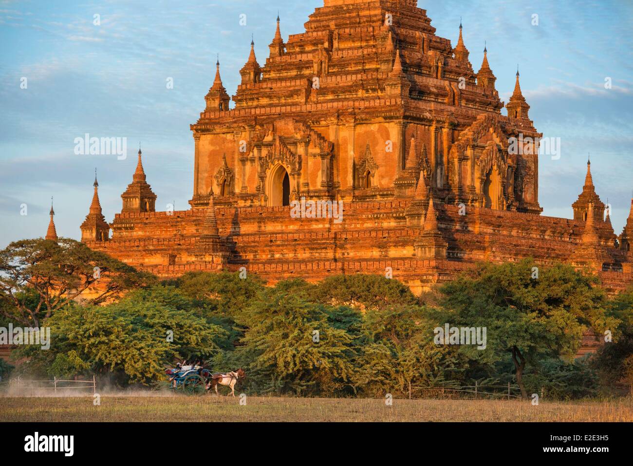 Myanmar (Burma) Mandalay division Bagan Old Bagan Sulamani temple Stock Photo