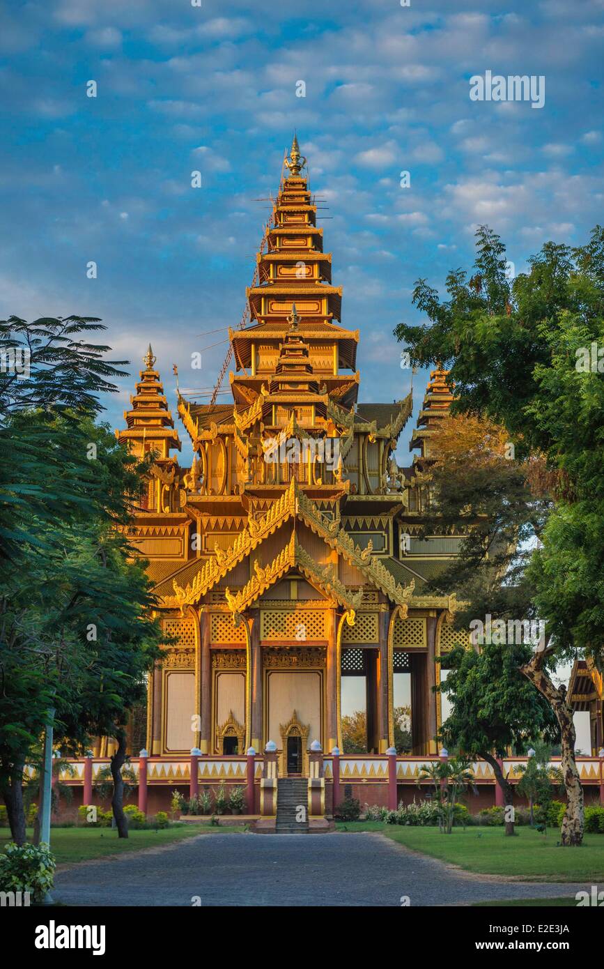 Myanmar (Burma) Mandalay division Bagan Old Bagan New Golden Palace ( old bagan) Stock Photo