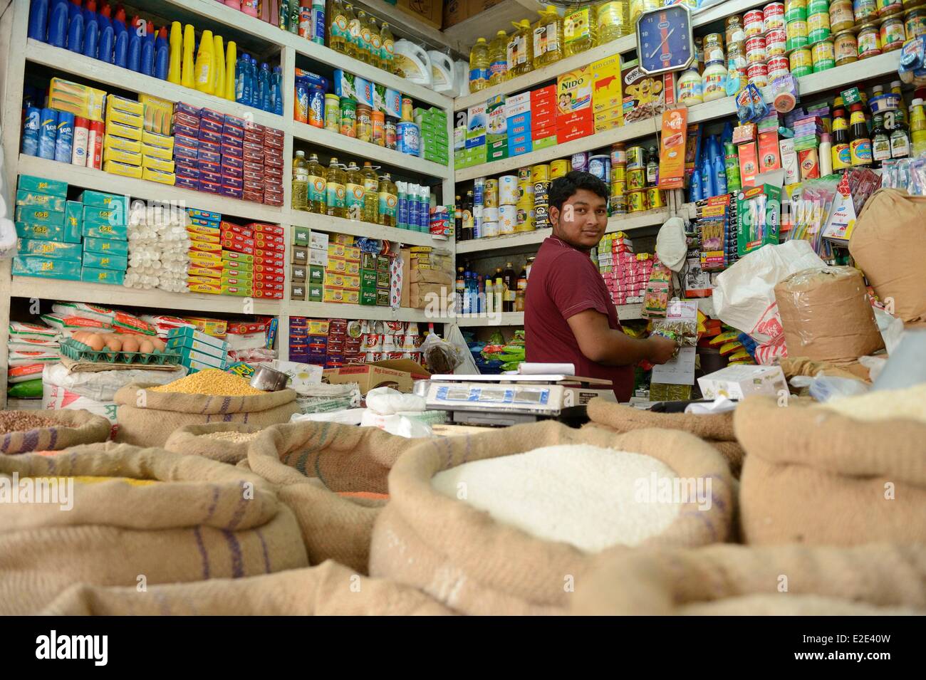 Bangladesh Dhaka (Dacca) market in Gulshan area Stock Photo