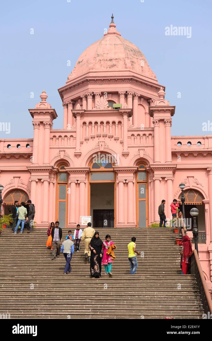 Bangladesh Dhaka (Dacca) Old Dhaka the Ahsan Manzil (or Pink Palace) built between 1859 and 1869 in an indo-saracenic style was Stock Photo