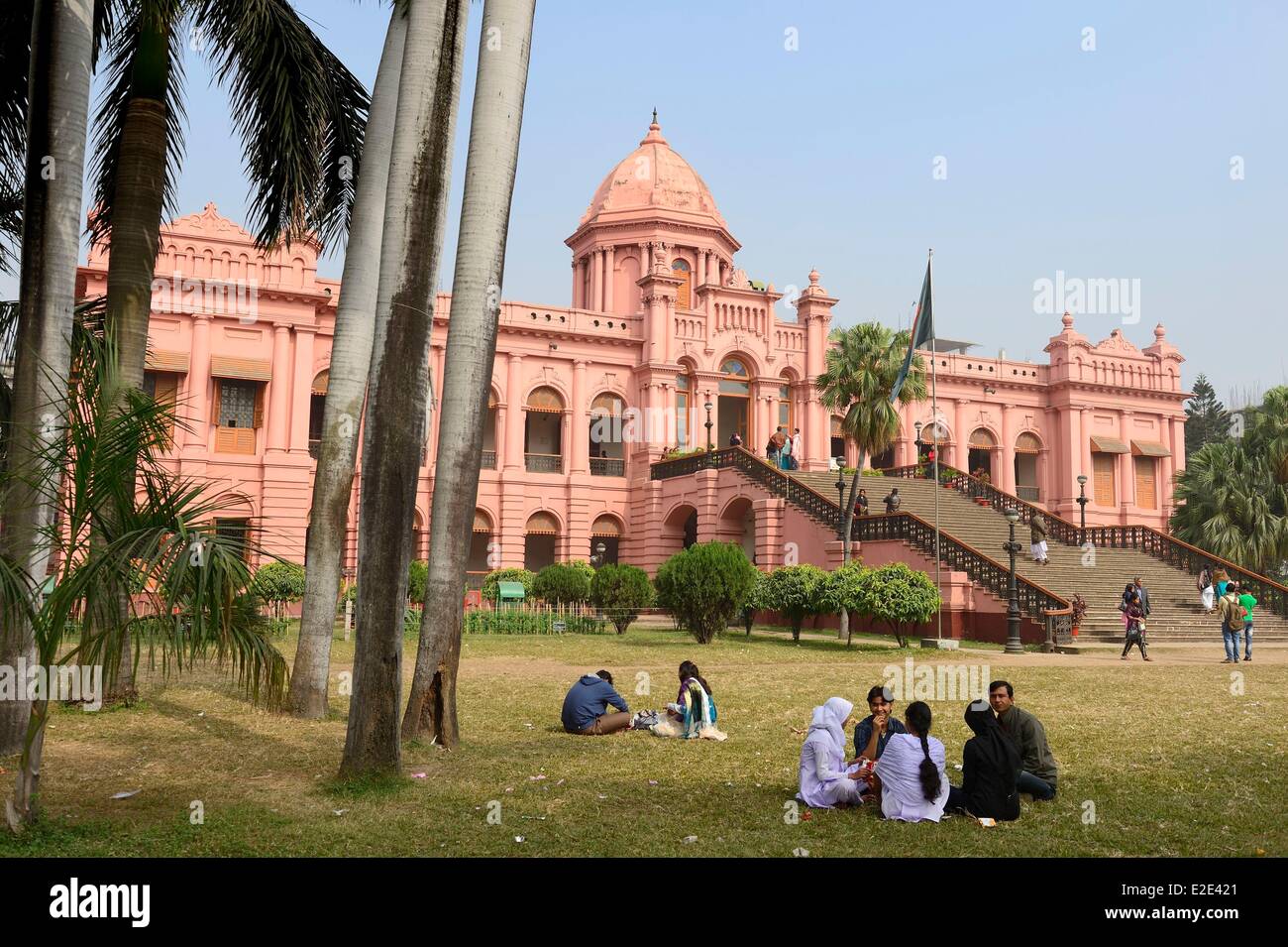 Bangladesh Dhaka (Dacca) Old Dhaka the Ahsan Manzil (or Pink Palace) built between 1859 and 1869 in an indo-saracenic style was Stock Photo