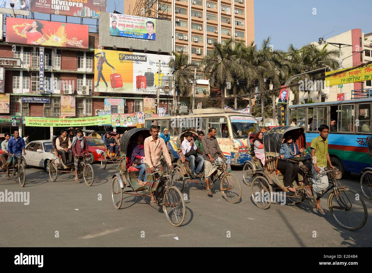 Bangladesh Dhaka (Dacca) Motijheel area Stock Photo