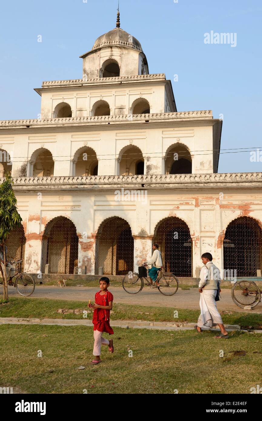 Bangladesh Puthia the Puthia Temple Complex consists of a cluster of old Hindu temples (19th century) Dol Mandir Stock Photo