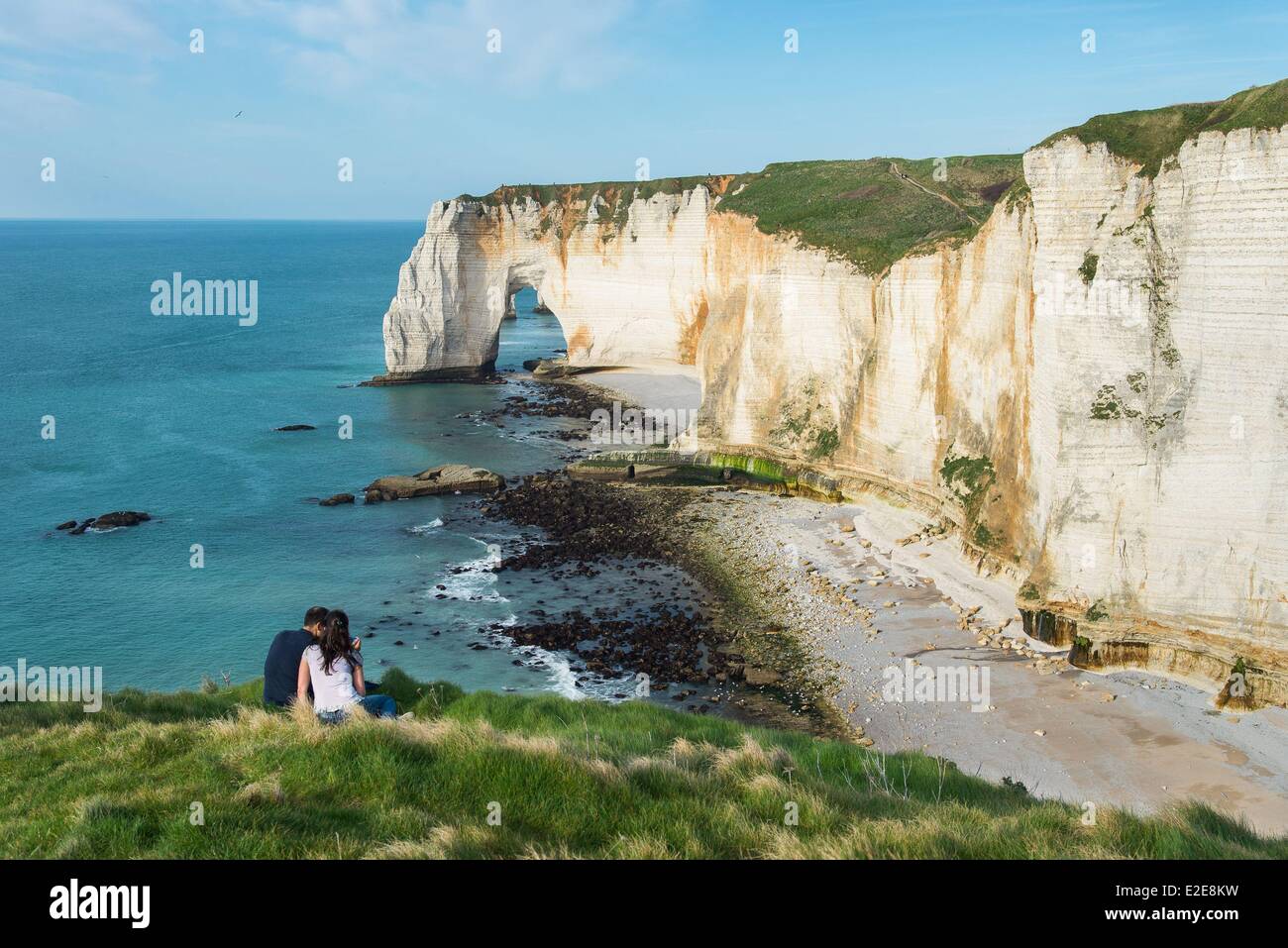 France, Seine Maritime, Etretat, the cliffs, Manneporte Stock Photo - Alamy