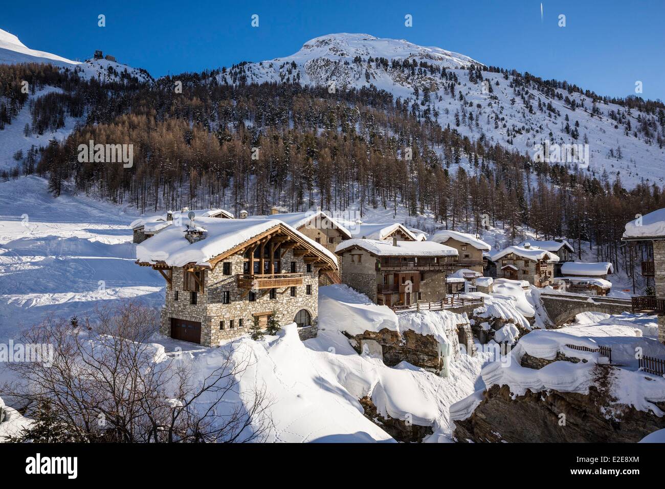 France, Savoie, Val D'Isere, the hamlet Le HauteTarentaise