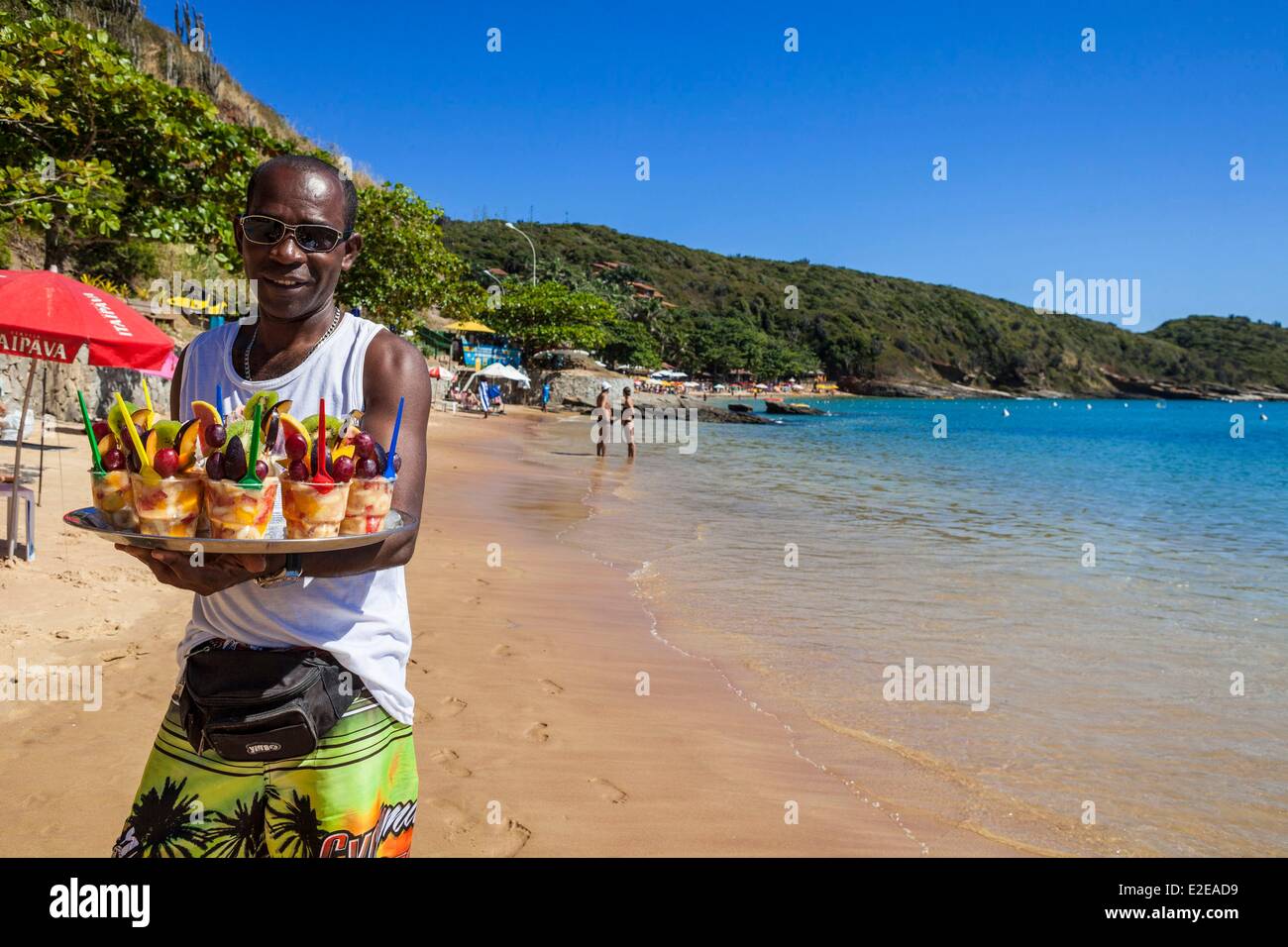 Brasil, Rio de Janeiro state, Buzios, Jose Fernandez beach (praia Jose Fernandez) Stock Photo