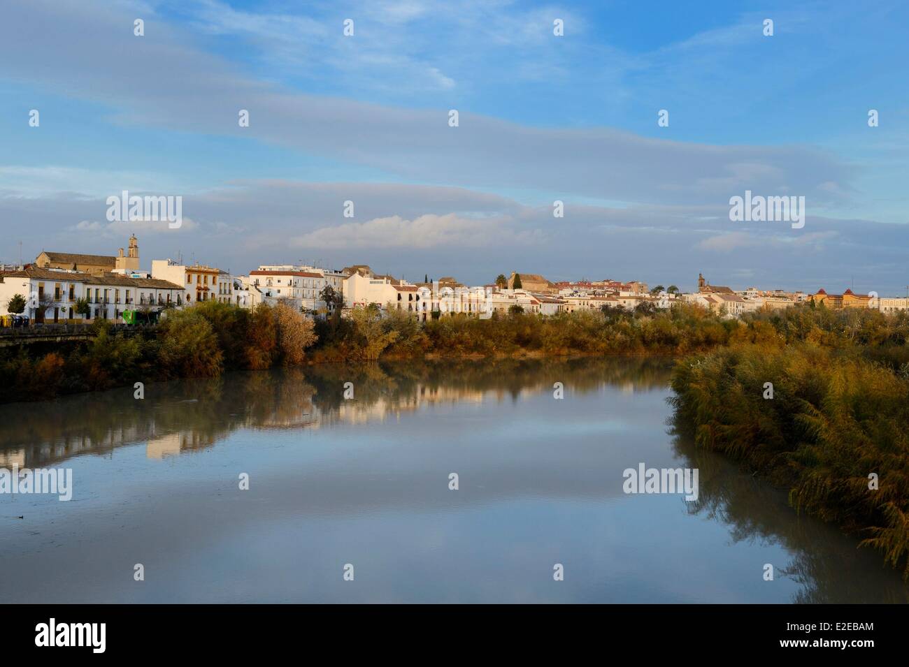 Spain, Andalusia, Cordoba, the banks of the Guadalquivir River Stock Photo