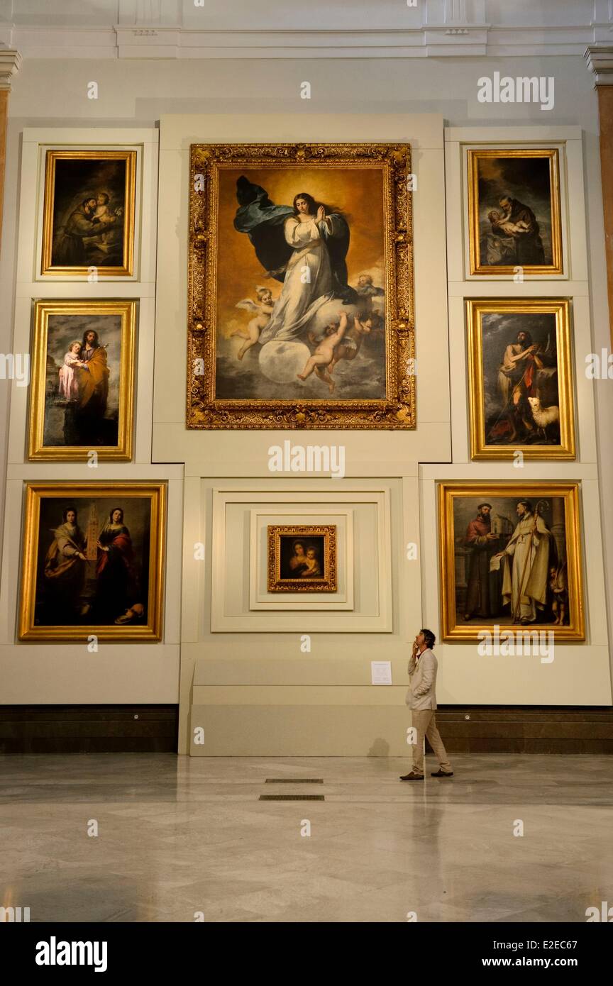 Spain Andalusia Seville museum of Fine Arts former church of the convent of the Order of the Merced Calzada de la Asuncion Stock Photo