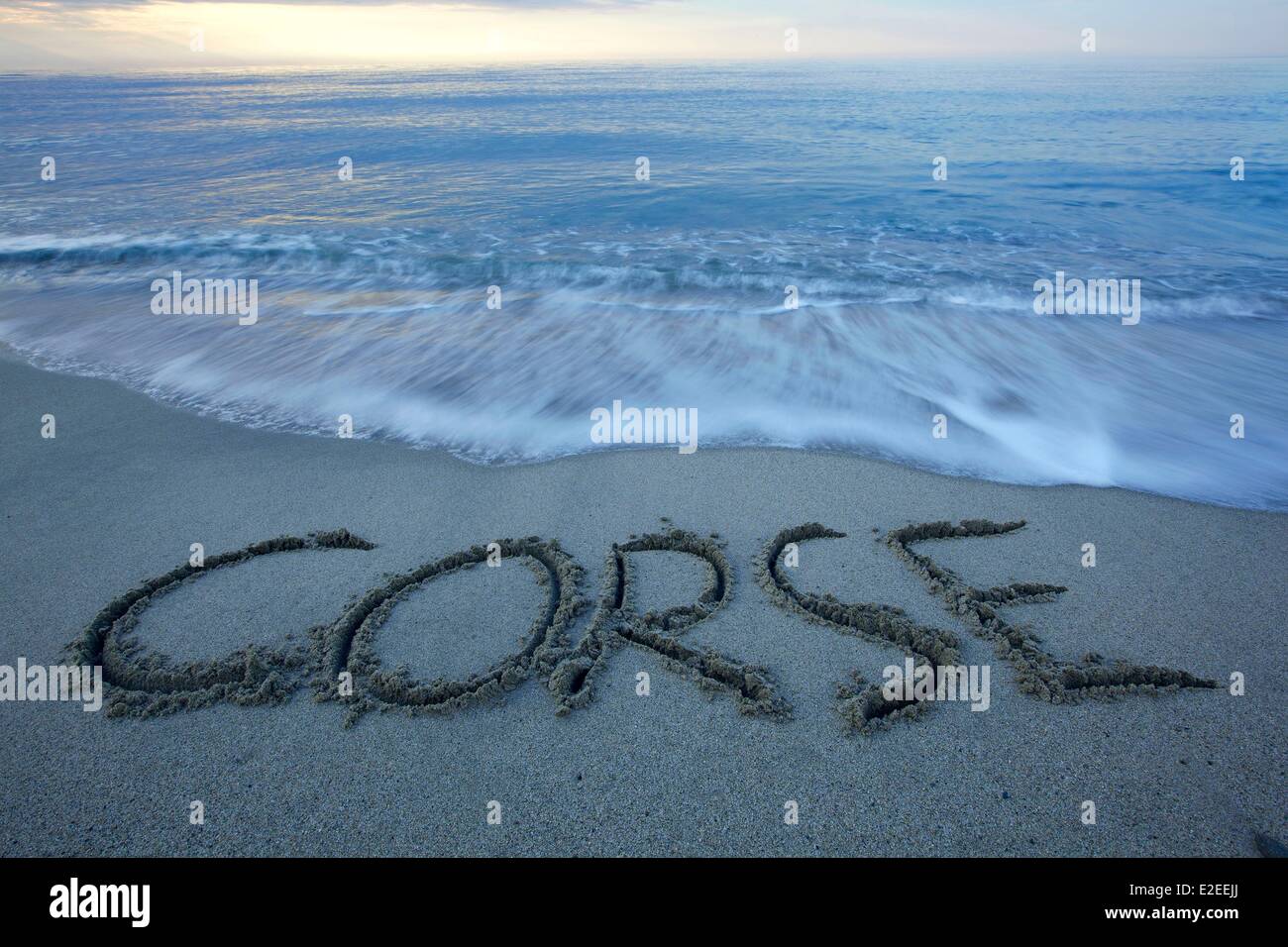 France, Haute Corse (2A), east coast, Ghisonaccia, beach Migliacciaru Stock Photo
