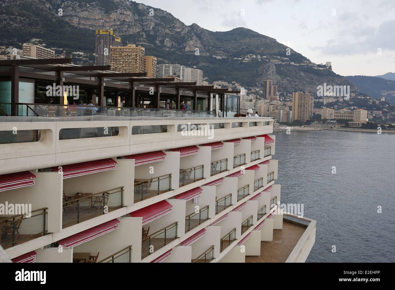 Europe, Principality of Monaco, property of SBM (Societe des Bains de Mer) Stock Photo