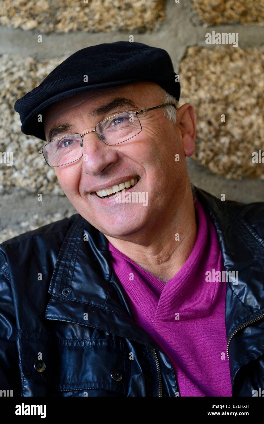 France Corse du Sud Sartene Jean-Paul Poletti polyphonic singer leader of  the choir of men of Sartene and director of the Stock Photo - Alamy