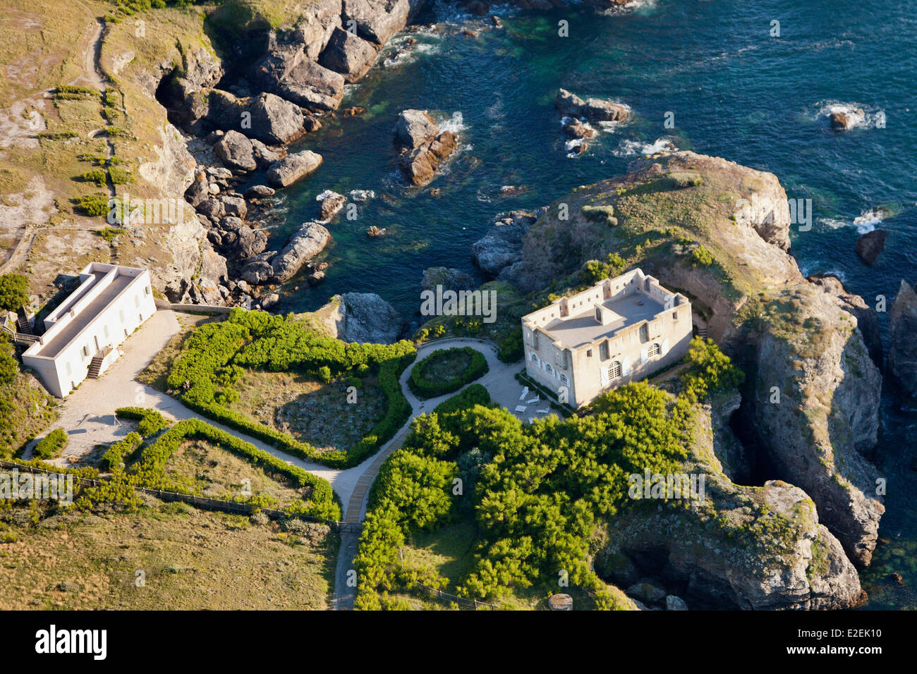 France, Morbihan, Belle Ile en Mer, Sarah Bernhardt house on the Pointe