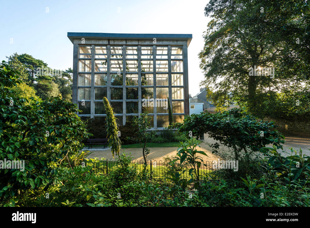 France, Manche, Cherbourg Octeville, the park Emmanuel Liais labeled