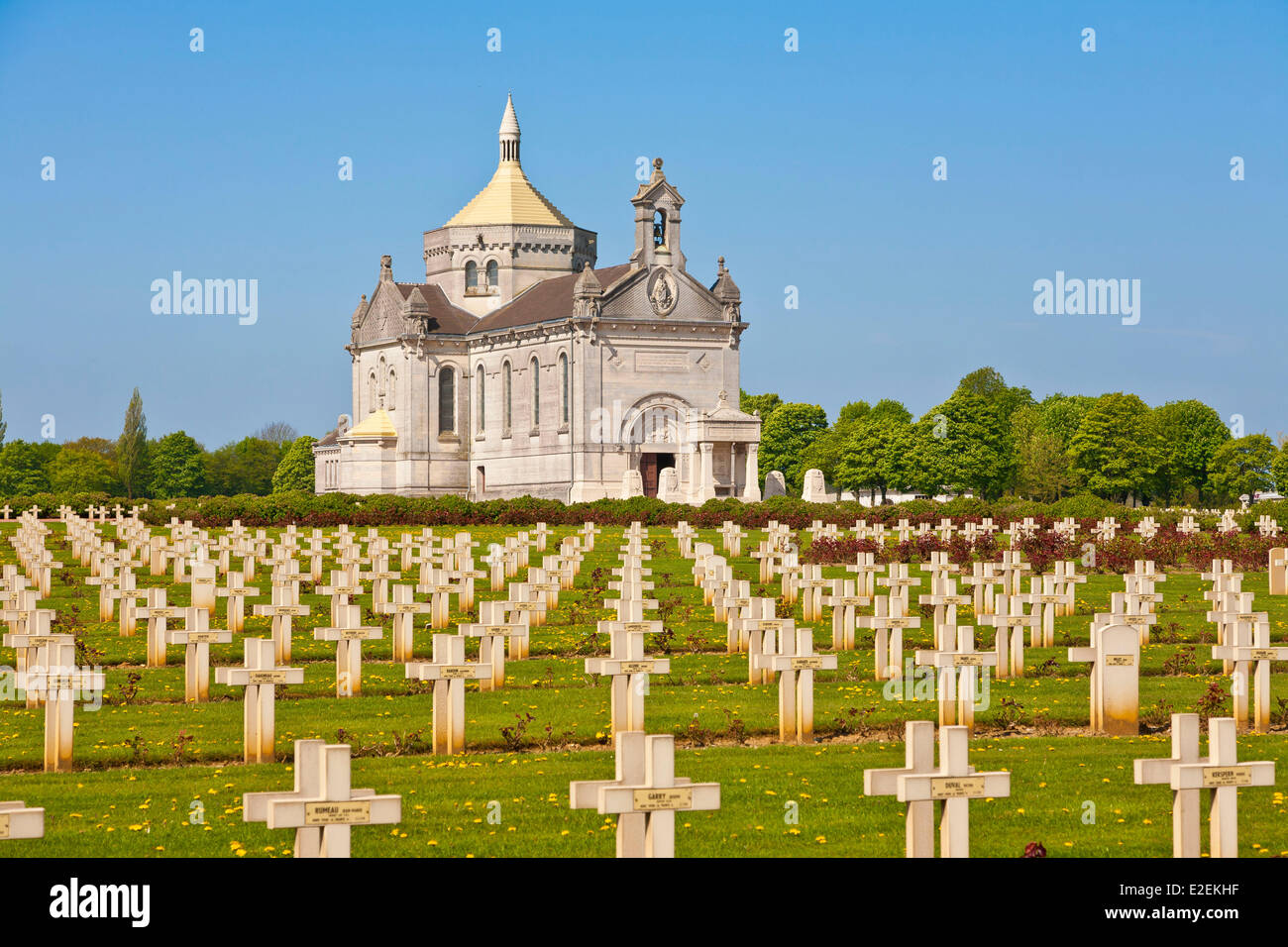 France, Pas de Calais, Ablain Saint Nazaire, National cemetery of Notre