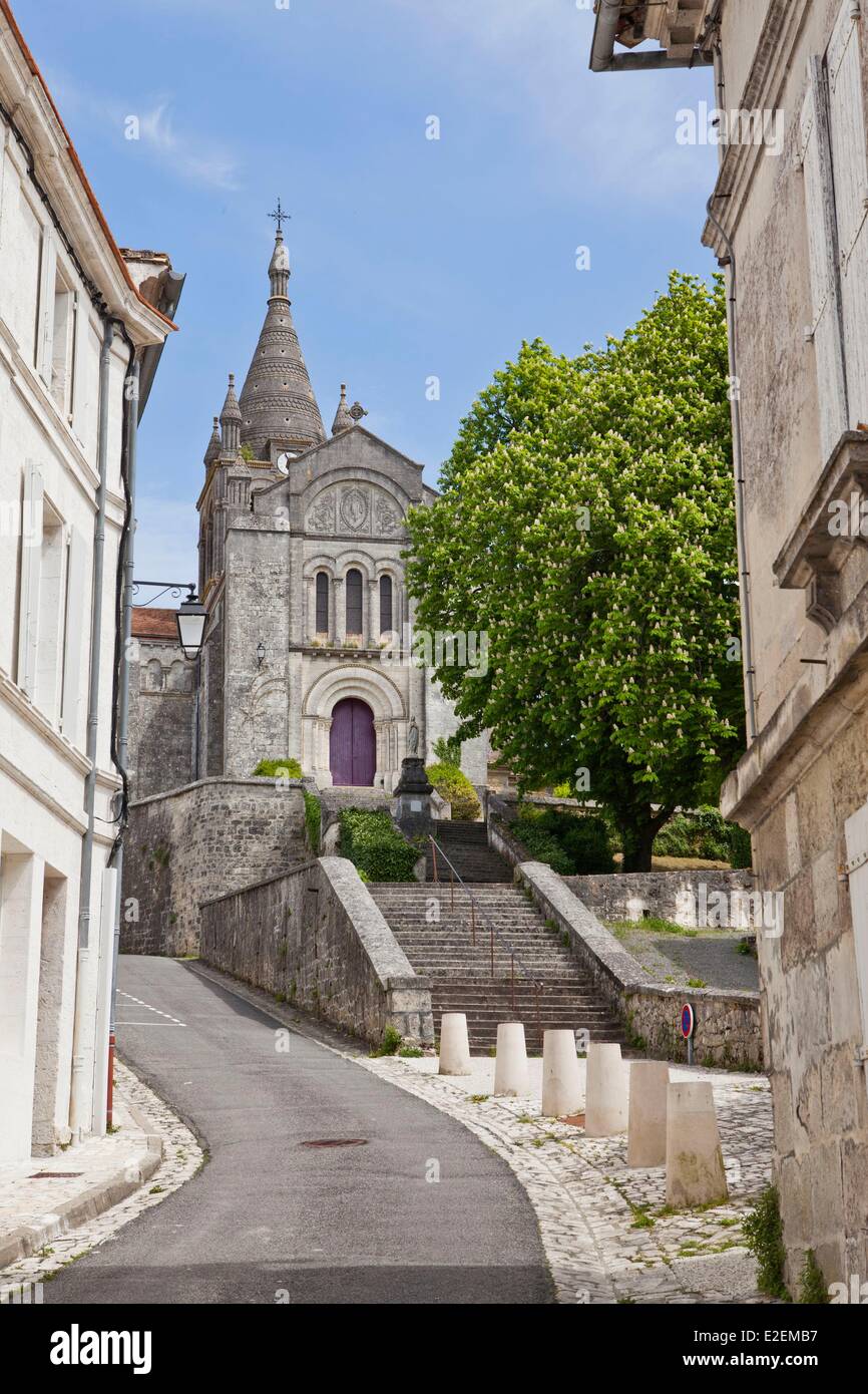 France, Charente , Villebois Lavalette, the church Stock Photo Alamy