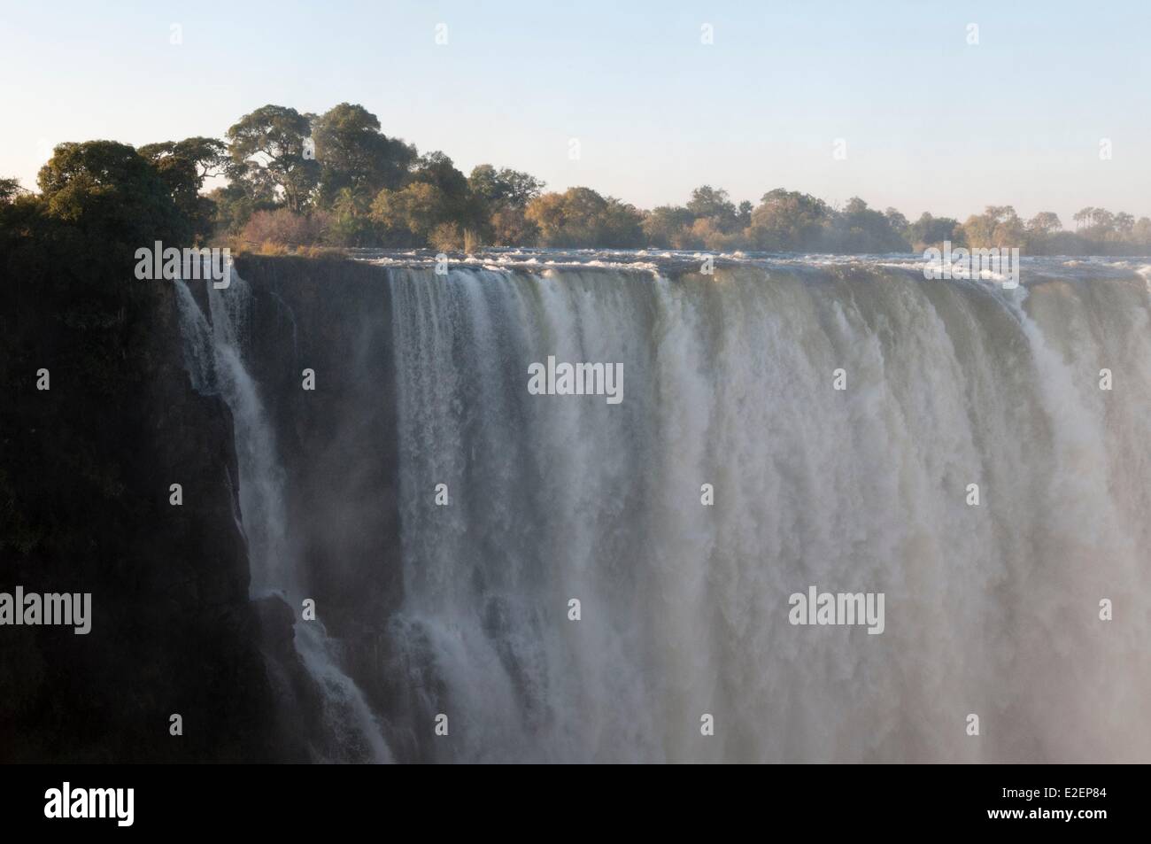 Zimbabwe Victoria Falls Stock Photo Alamy Zimbabwe Victoria Falls E2EP84