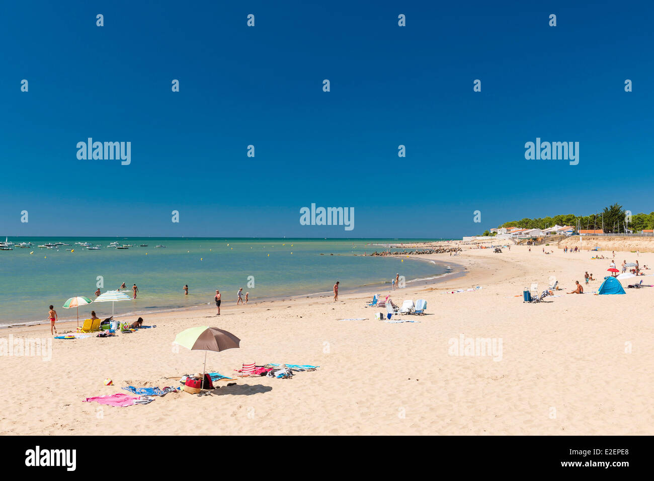 France, Vendee, La Tranche sur mer, the beach Stock Photo