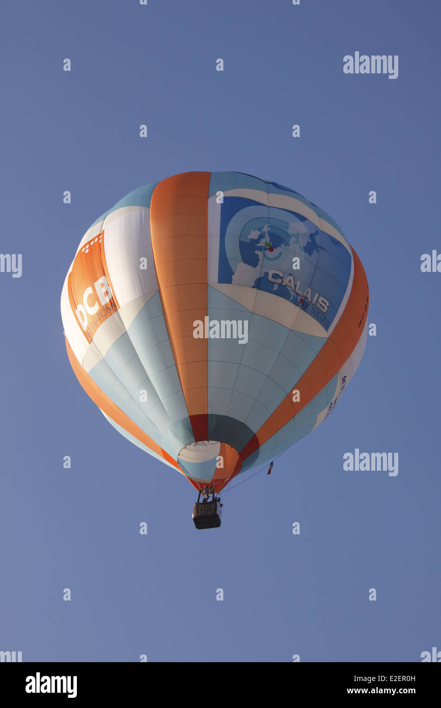 Event of Coupe Icare, festival of balloon and paragliding, Saint Hilaire du Touvet, Chartreuse, Isère, Rhône-Alpes, France. Stock Photo