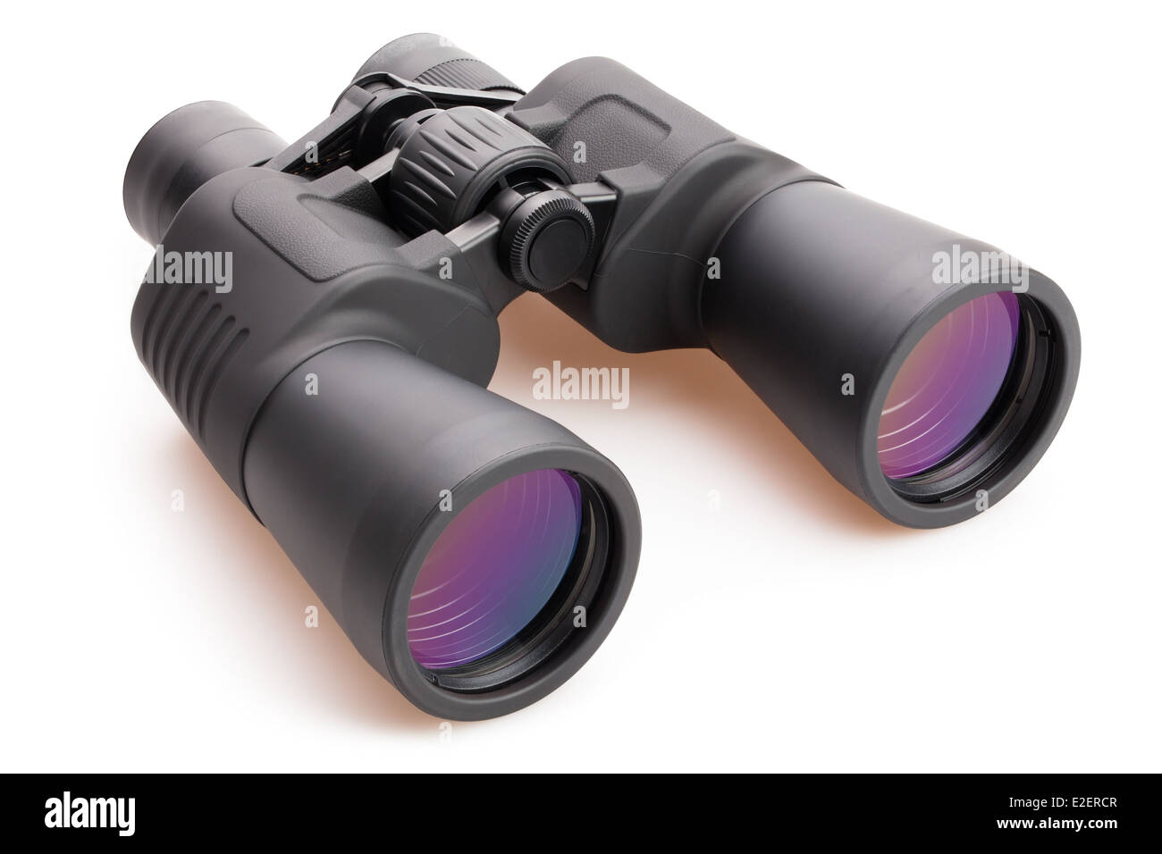 binoculars isolated Stock Photo