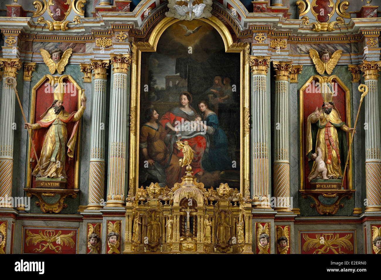 France, Doubs, Chazot, Notre Dame de la Nativite church dated 18th