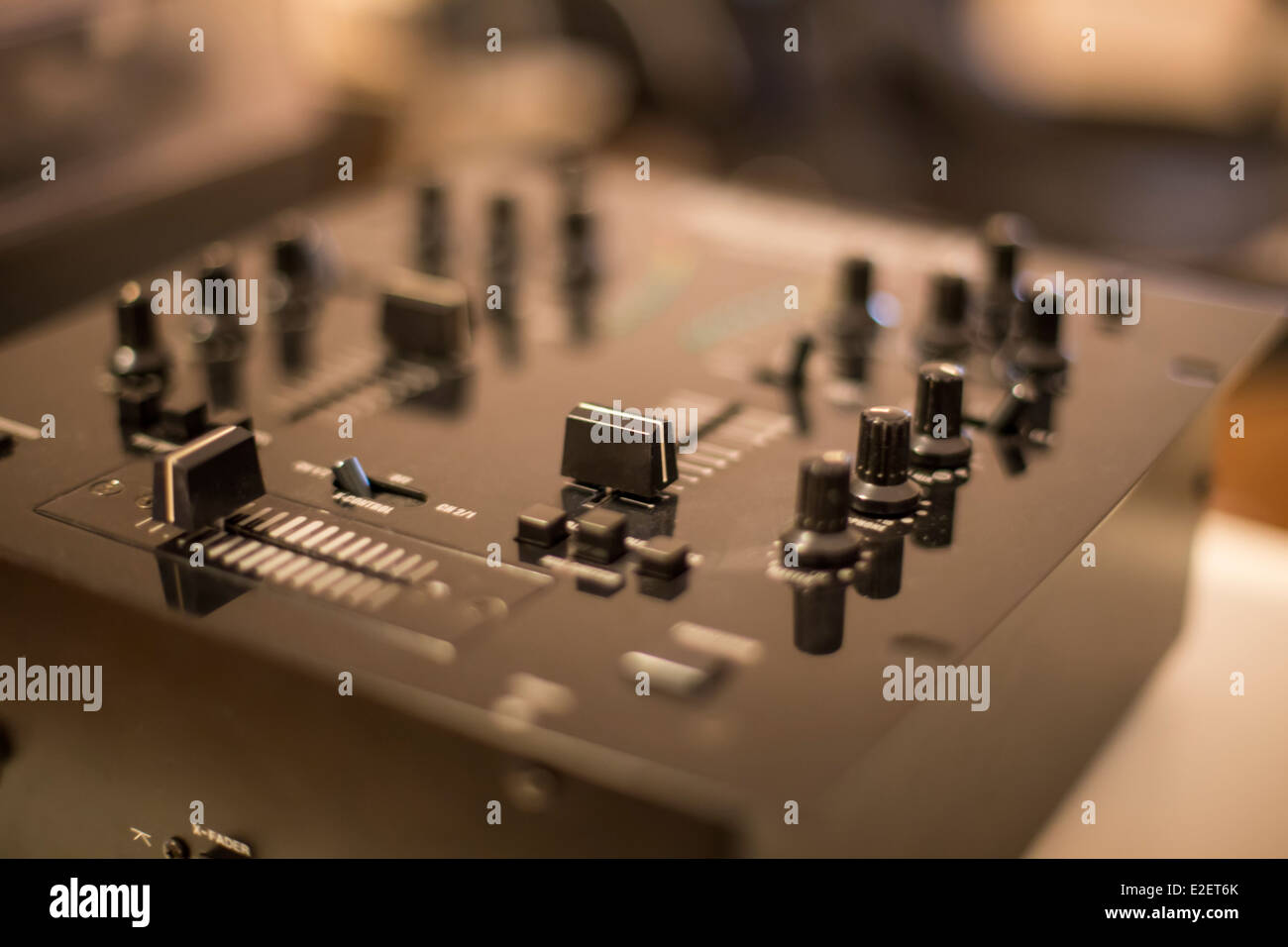 DJ mixing equipment Stock Photo Alamy