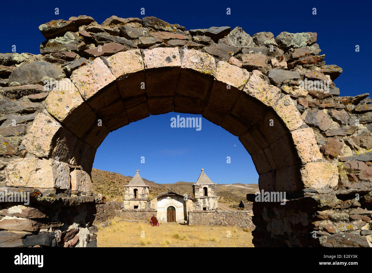 Peru, Arequipa province, Ran Ran, ghost town Stock Photo Alamy