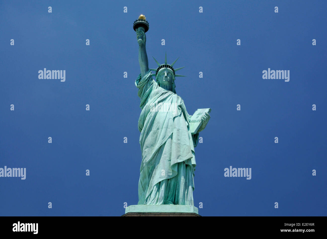 United States, New York, Liberty Island, Statue of Liberty Stock Photo