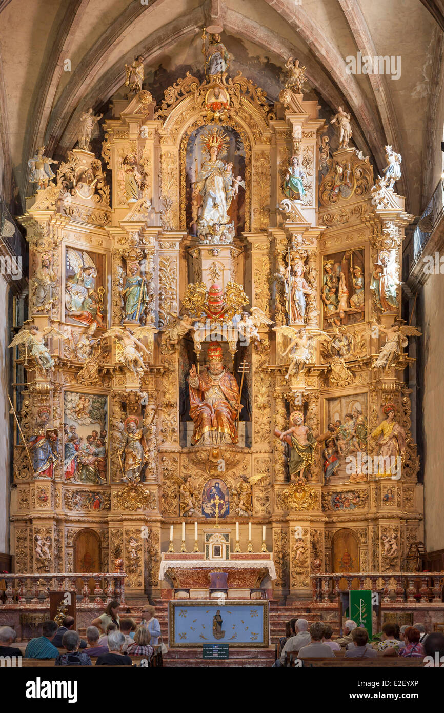 France Pyrenees Orientales Prades Saint Pierre church the largest