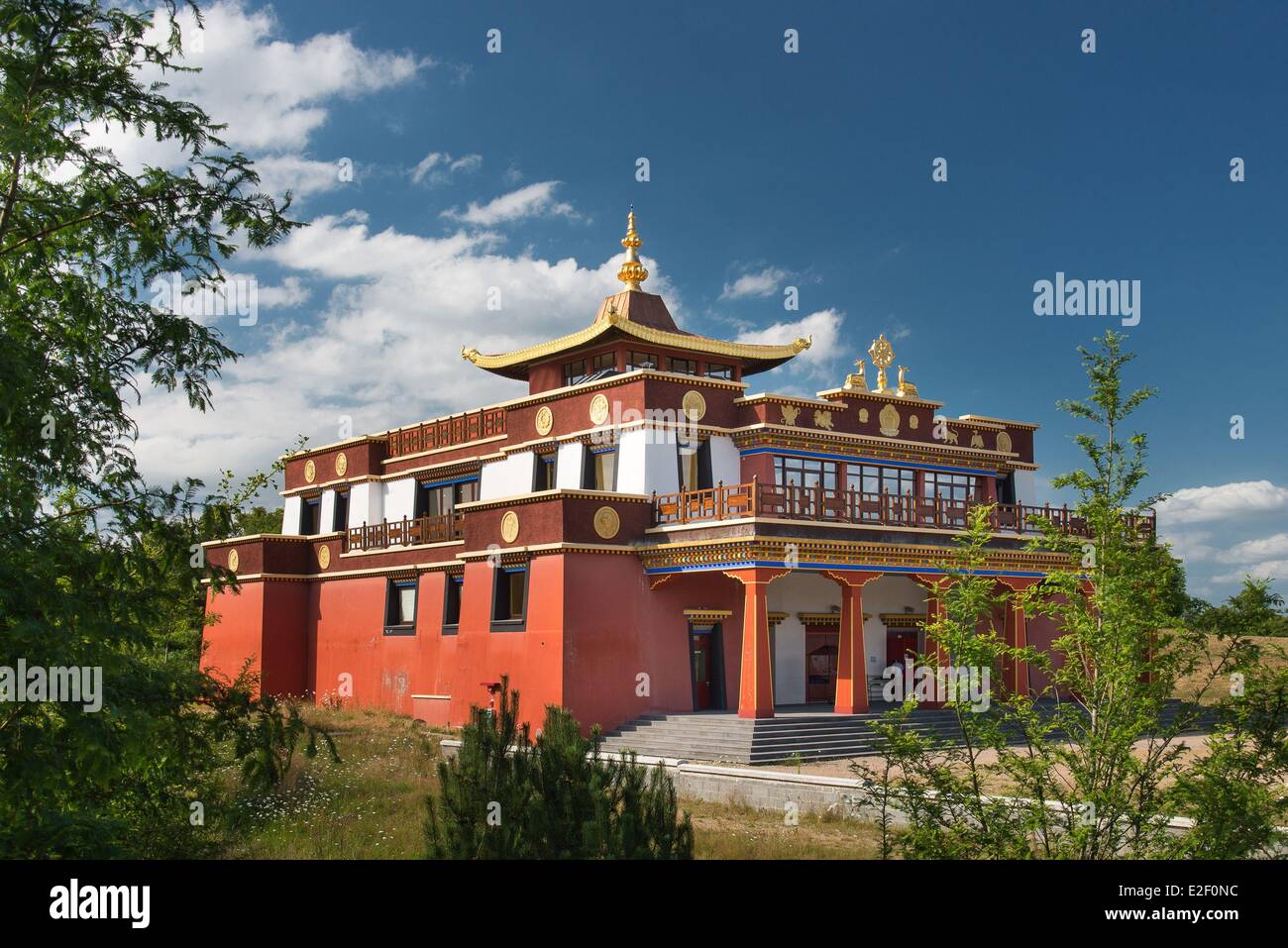 France, Puy de Dome, Biollet, Dhagpo Kundreul Ling largest Buddhist ...