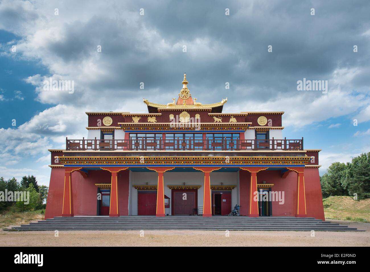 France, Puy de Dome, Biollet, Dhagpo Kundreul Ling largest Buddhist ...