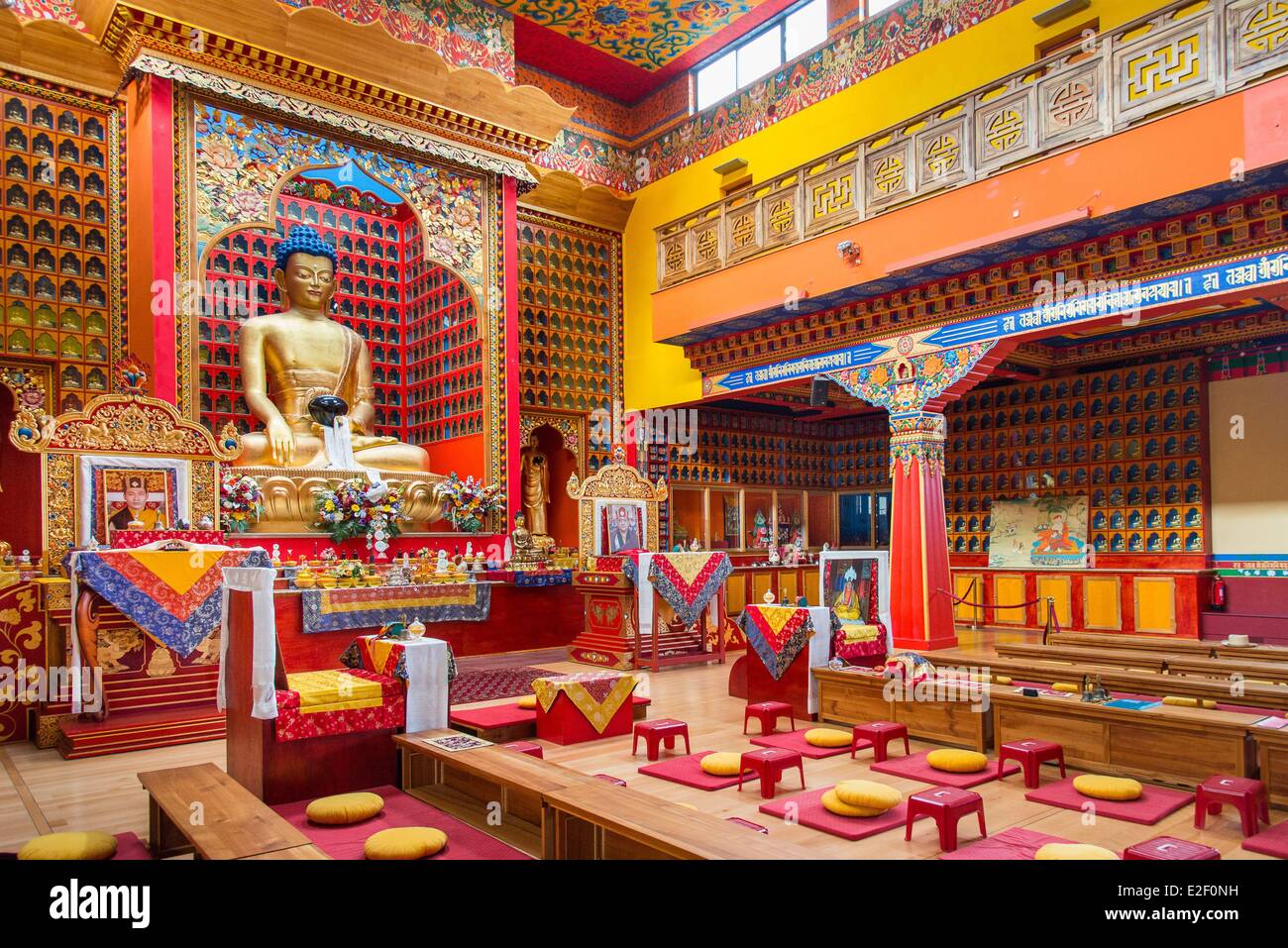France, Puy de Dome, Biollet, Dhagpo Kundreul Ling largest Buddhist ...