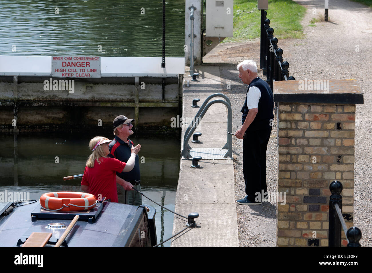 Baits Bite Lock on the River Cam, Cambridge, UK Stock Photo Alamy