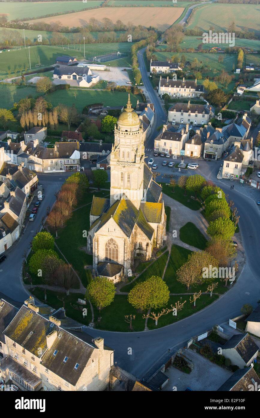France, Manche, Sainte Marie du Mont (aerial view Stock Photo Alamy