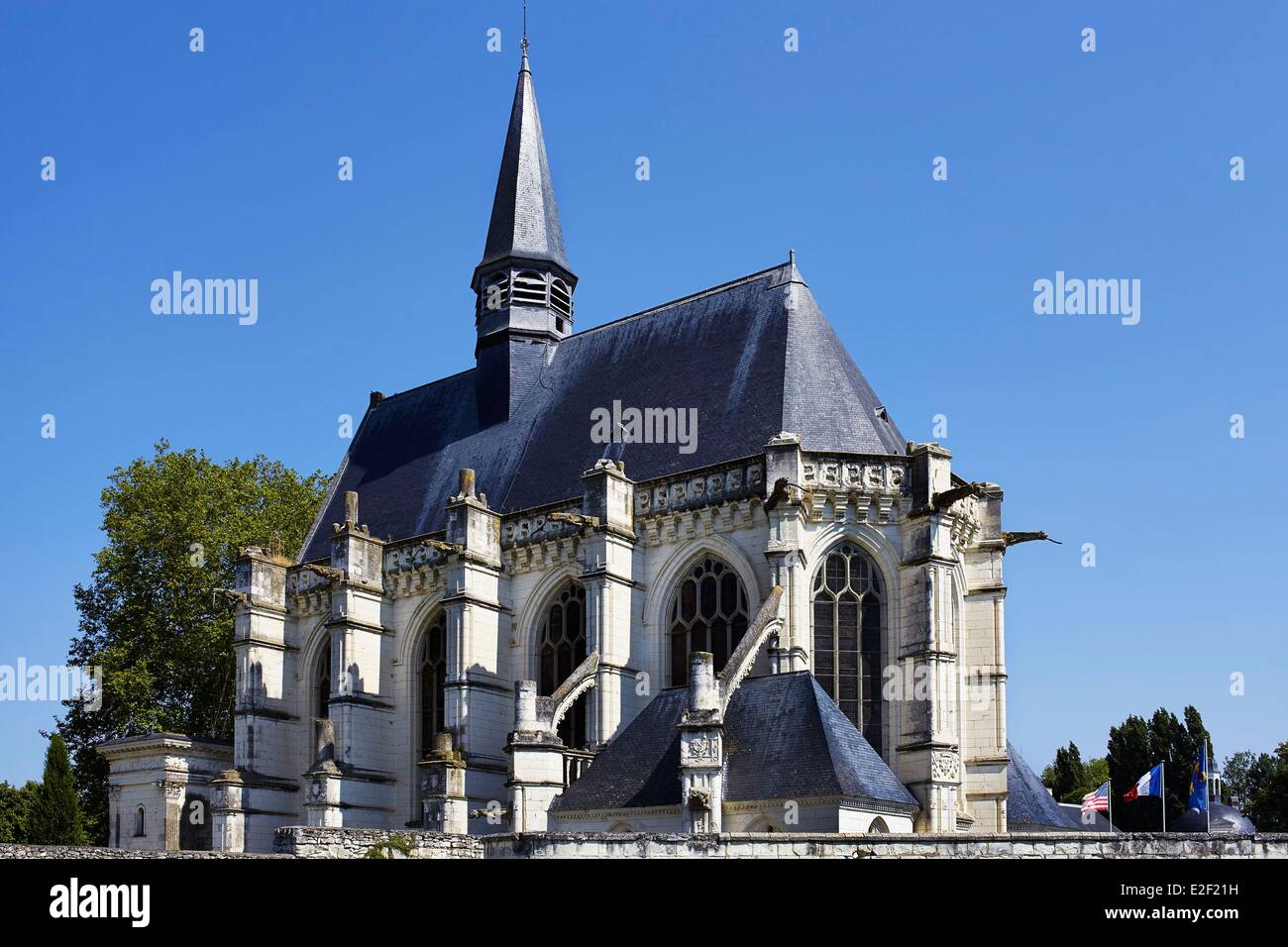 sainte-chapelle-champigny-sur-veude-hi-res-stock-photography-and-images