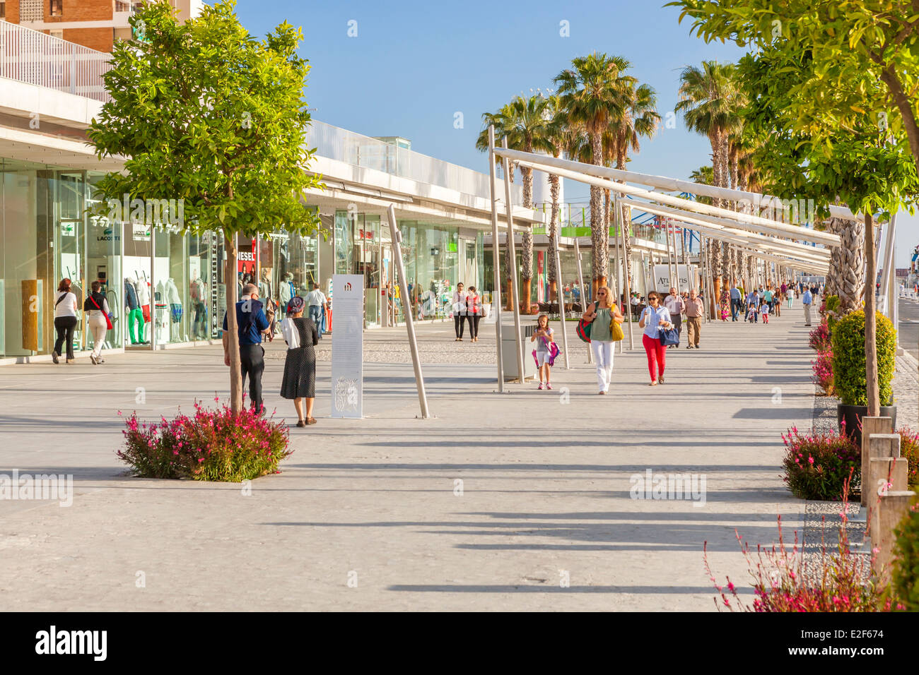 The yacht harbour of Puerto Banús, Marbella, Málaga, Costa del Sol, Andalusia, Spain, Europe. Stock Photo