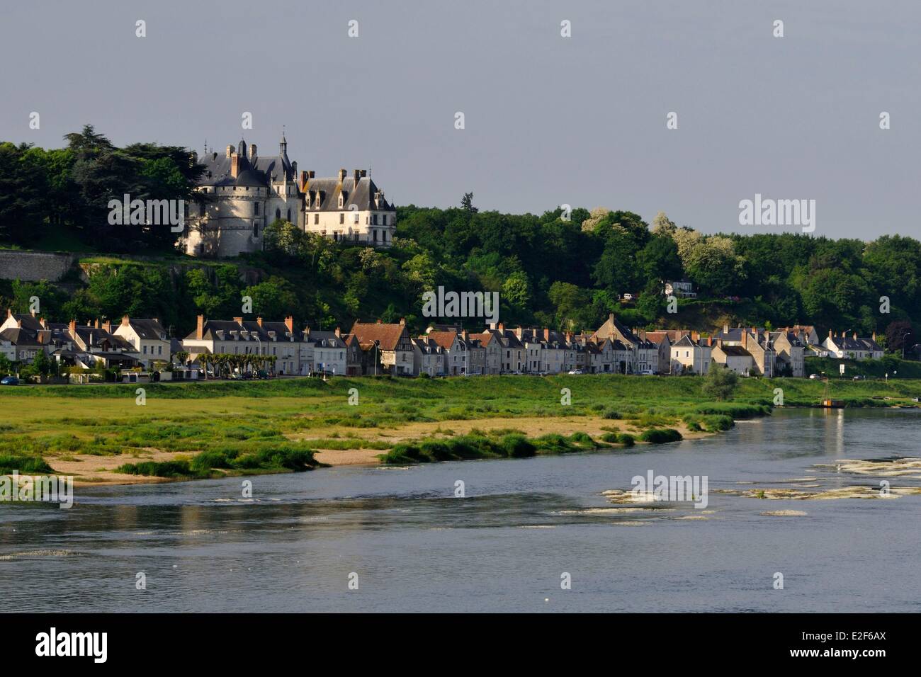 France Loir et Cher Chaumont sur Loire Chateau de Chaumont sur Loire along the Loire river listed as World Heritage by UNESCO Stock Photo