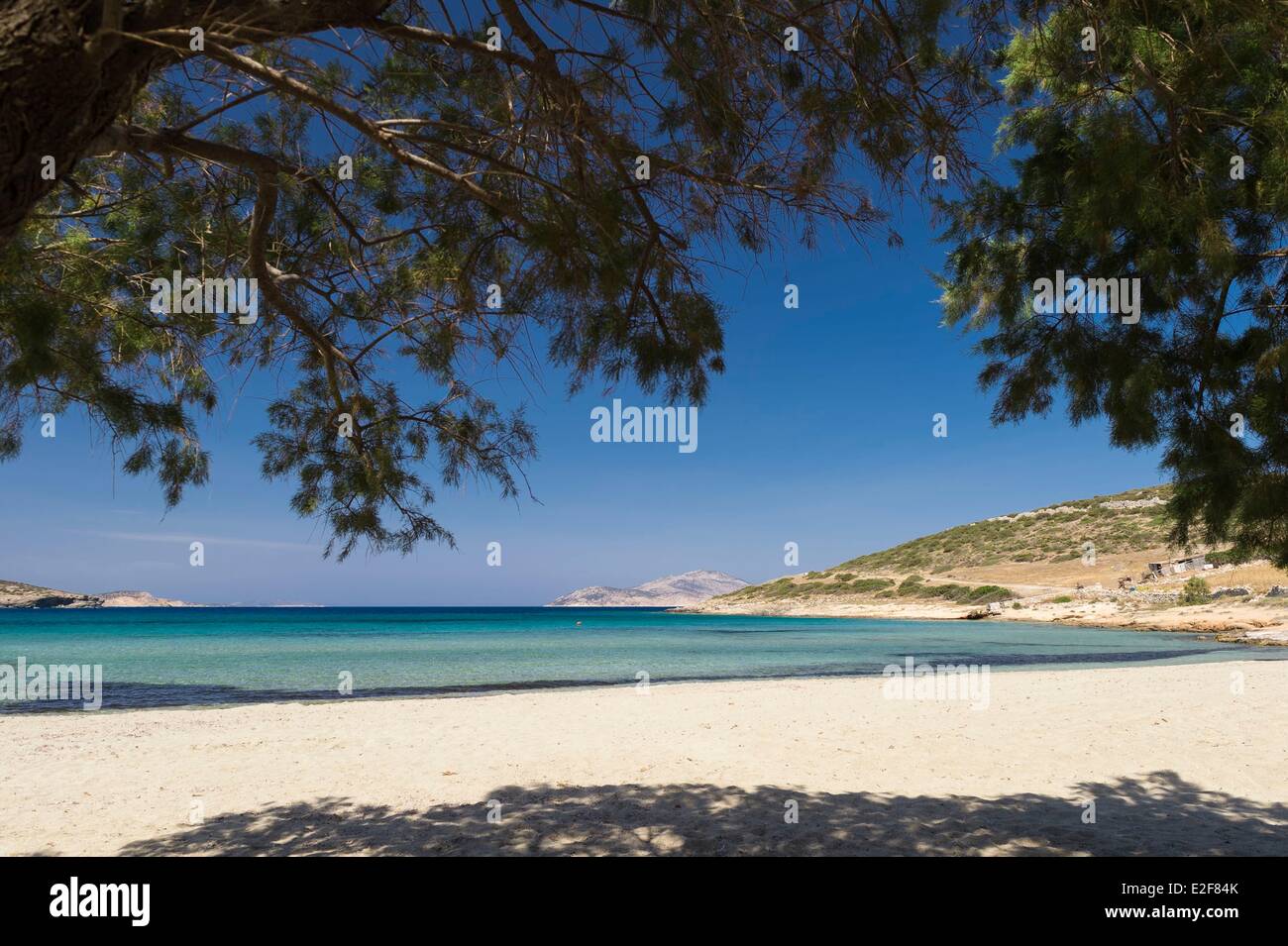 Greece, Cyclades islands, Small Cyclades, Schinoussa island, Lioliou beach  Stock Photo - Alamy