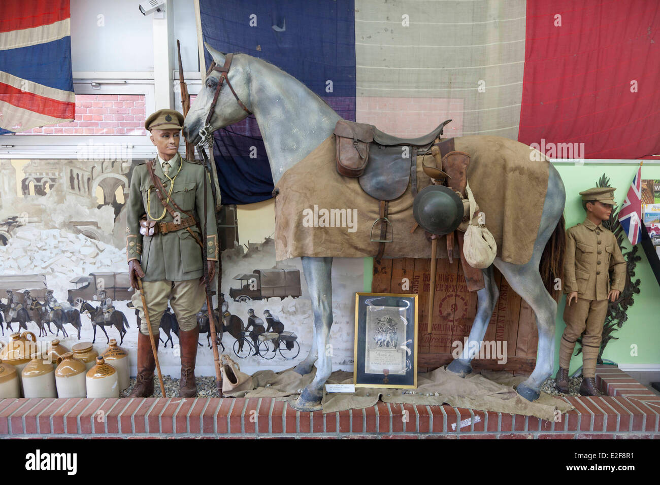 France, Somme, Albert, Somme 1916 museum Stock Photo Alamy