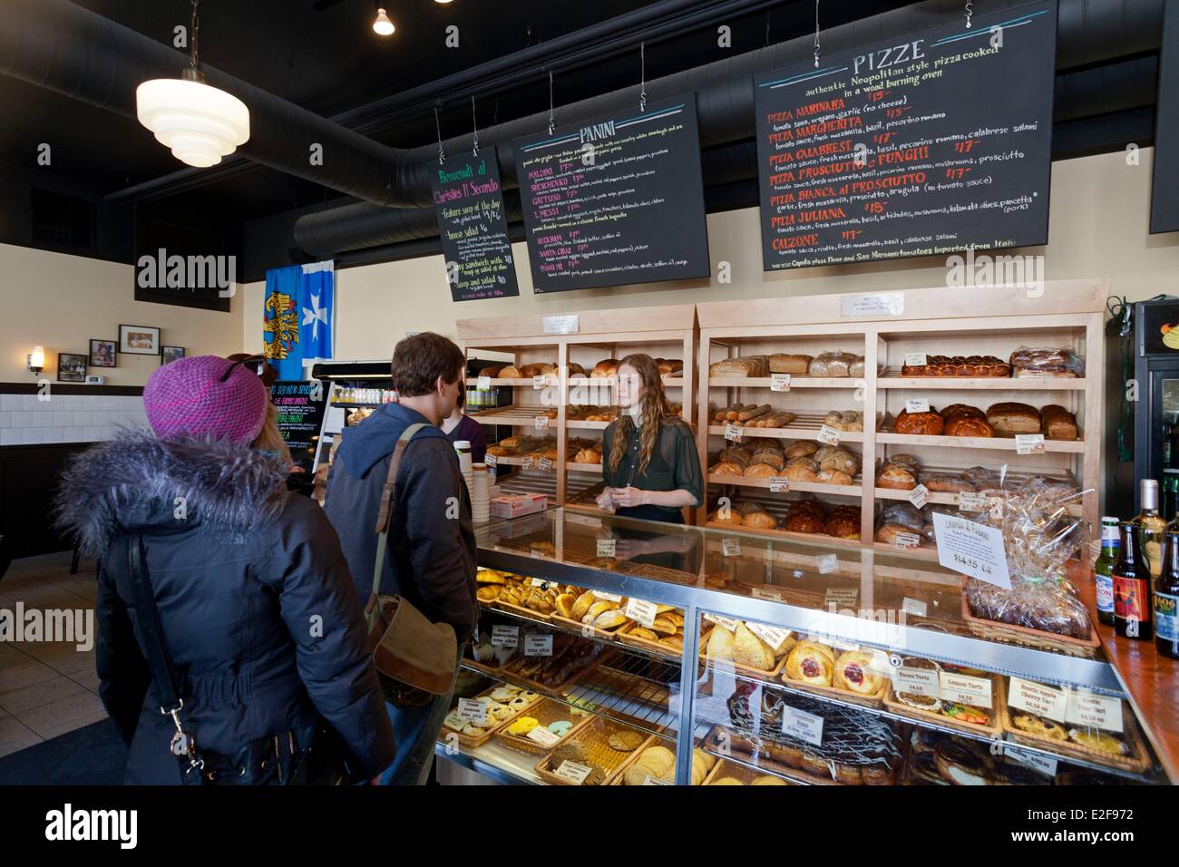 Canada, Saskatchewan, Saskatoon, Broadway avenue, Christie's Il Secondo bakery Stock Photo