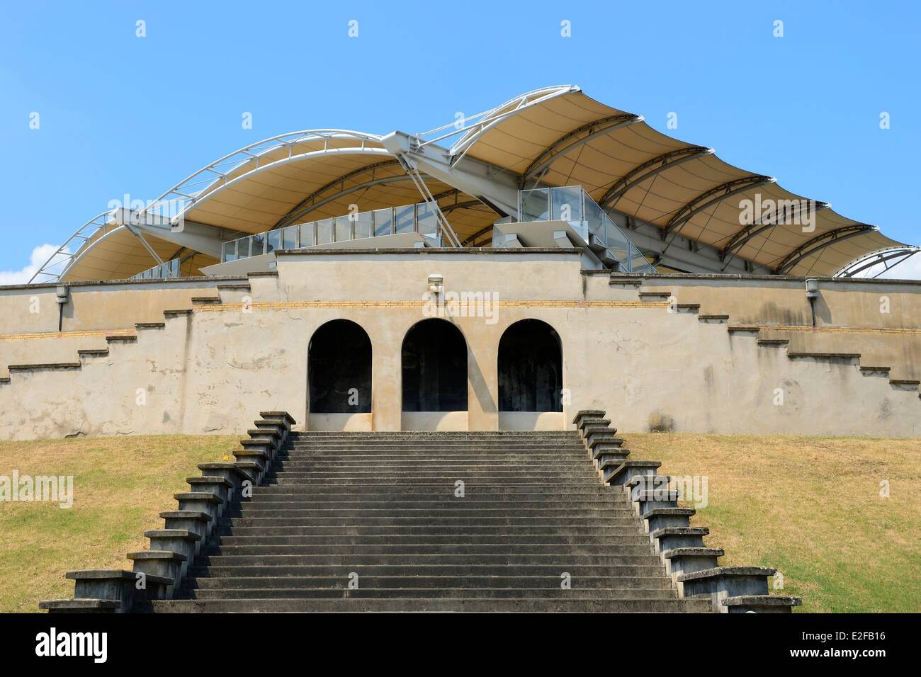France, Rhone, Lyon, the Gerland stadium from the architect Tony ...
