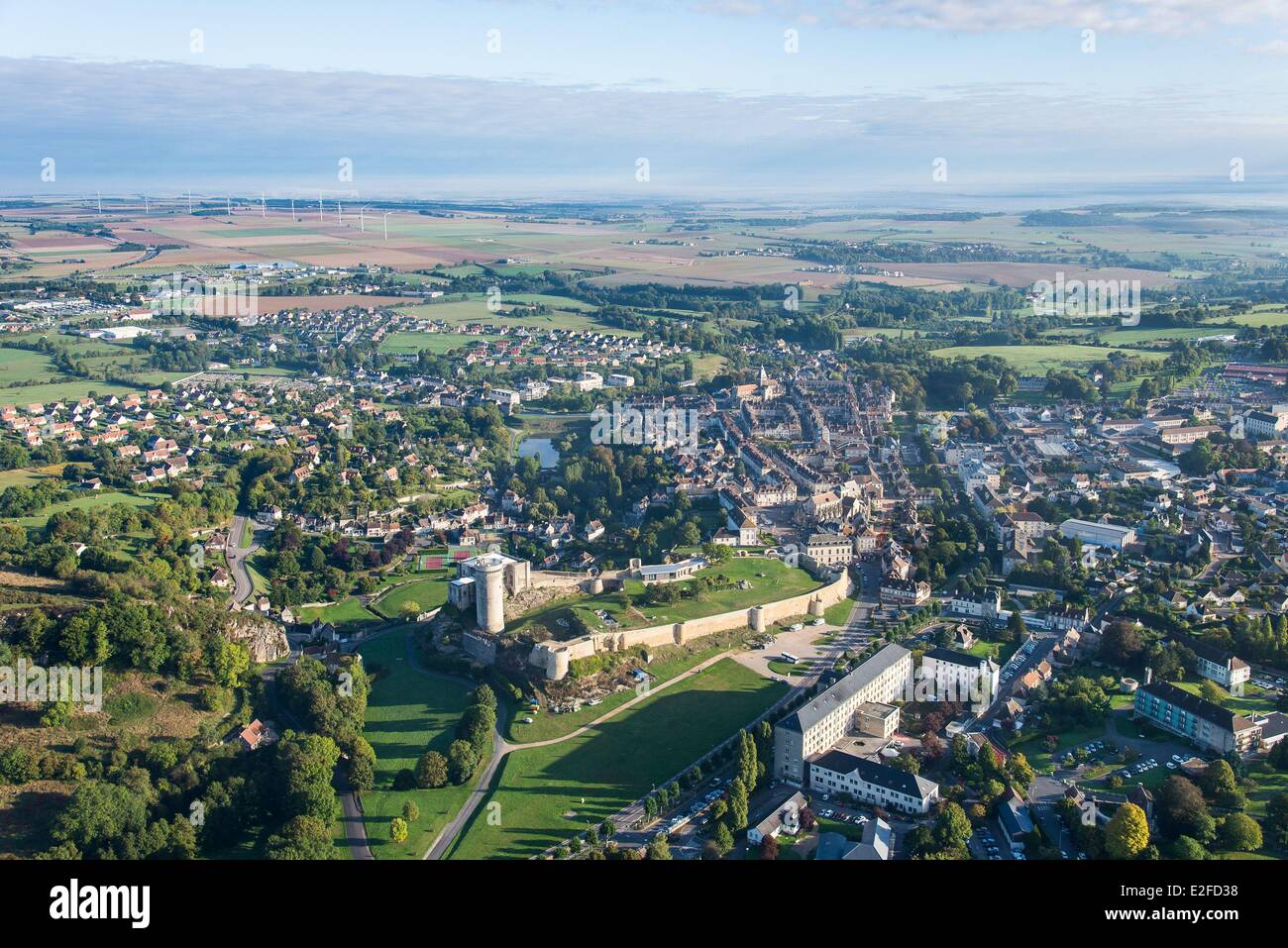 France, Calvados, Falaise, Falaise castle dated 12th 13th century