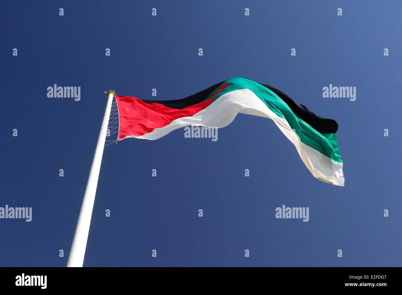 Jordan, Aqaba Governorate, Aqaba, highest world flag attached to 127