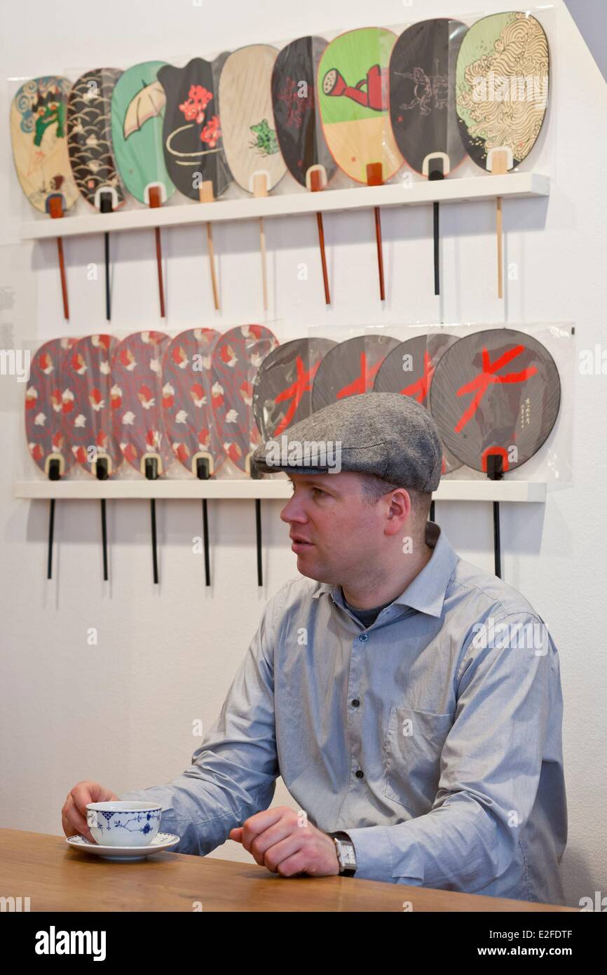 United Kingdom London Westminster Postcard tea shop specializing in the sale and tasting of