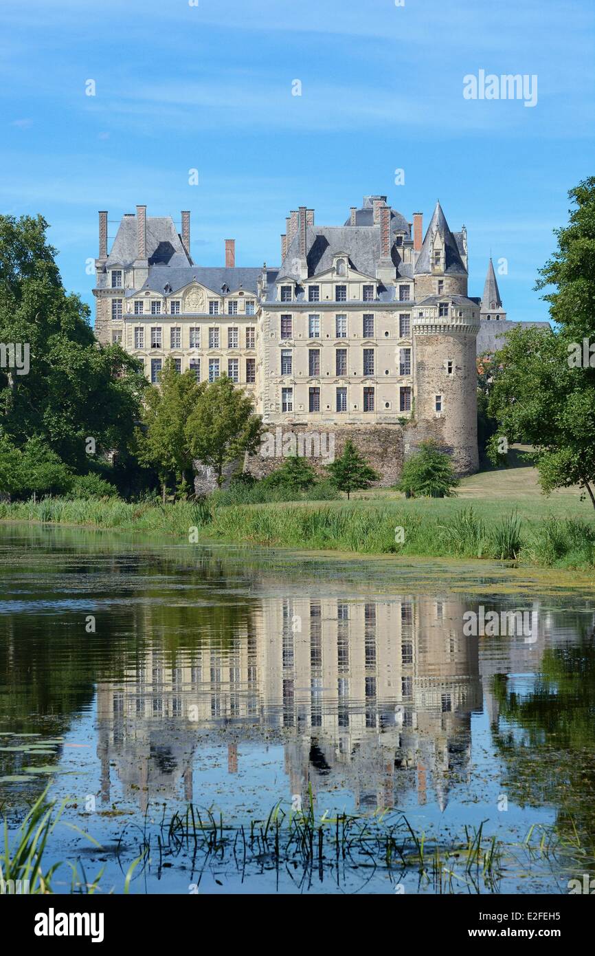 France, Maine et Loire, Brissac Quince, Chateau de Brissac Stock Photo