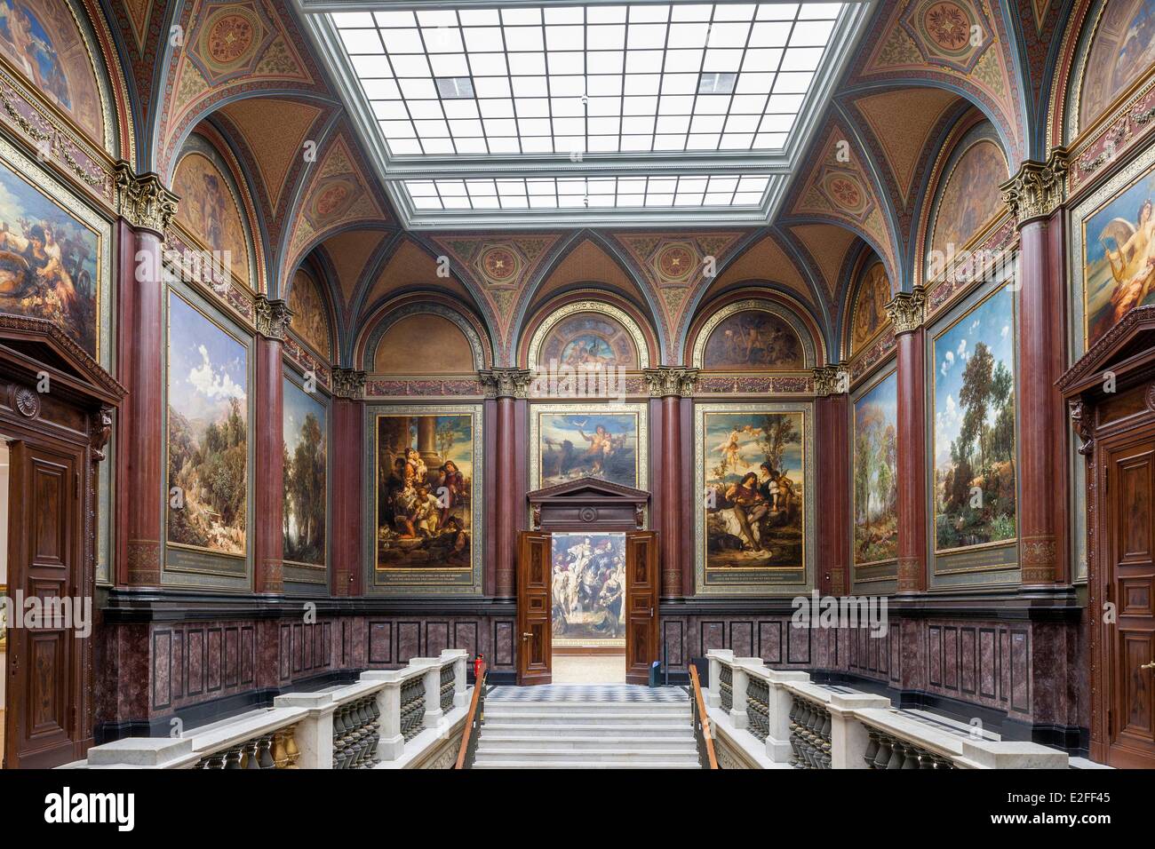 Germany, Hamburg, Kunthalle, part art museum built in the late 19th century Stock Photo