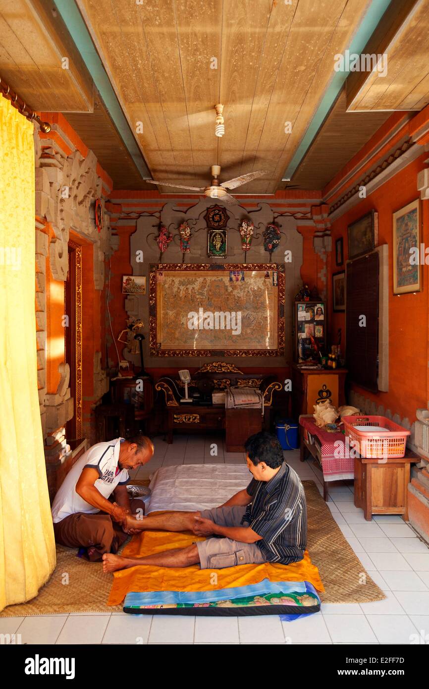 Indonesia Bali Denpasar Balinese Traditional House At Pat