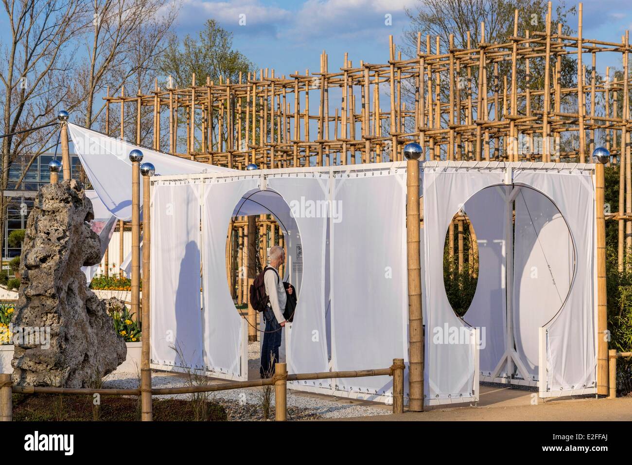 Germany, Hamburg, Wilhelmsburg district, International Garden Show (IGS) in 2013 Stock Photo