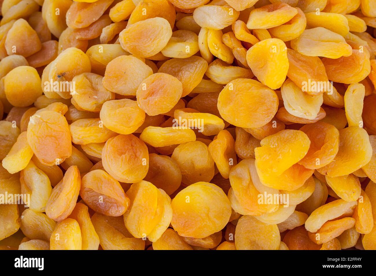 Cyprus, Limassol, market, local dried apricots Stock Photo